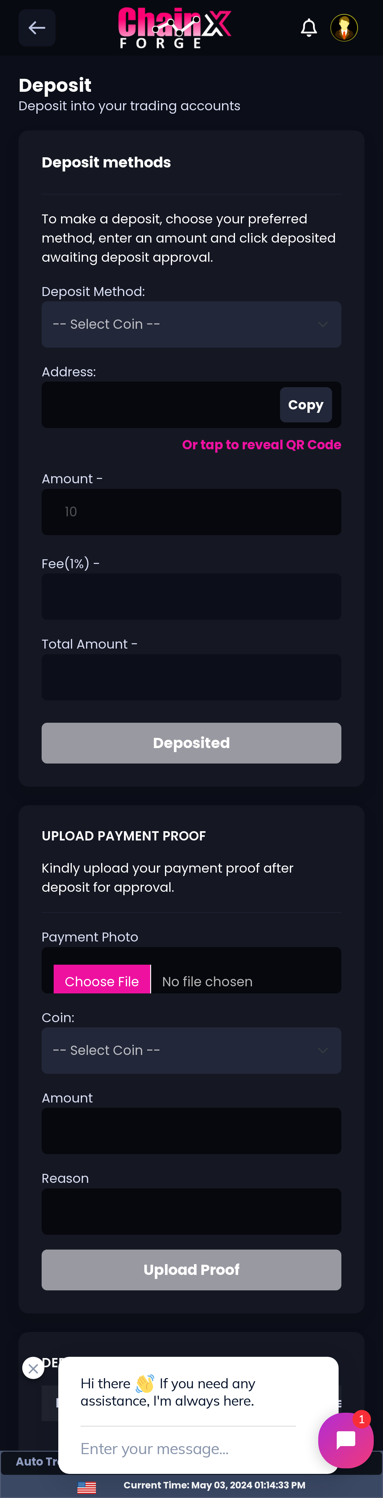 Deposit