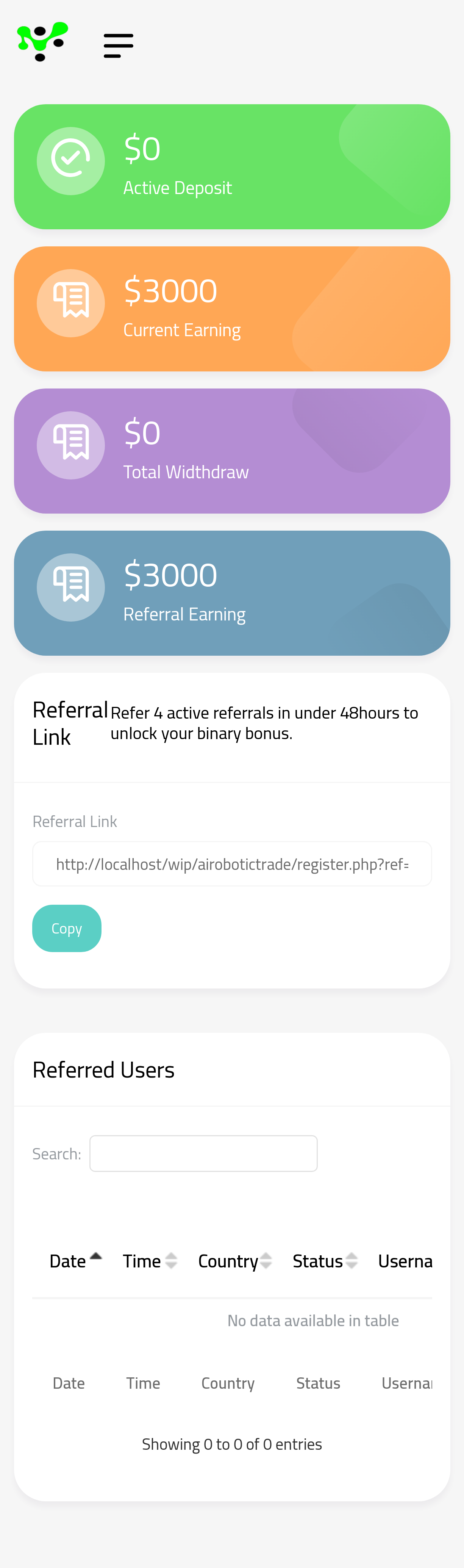 Referral System