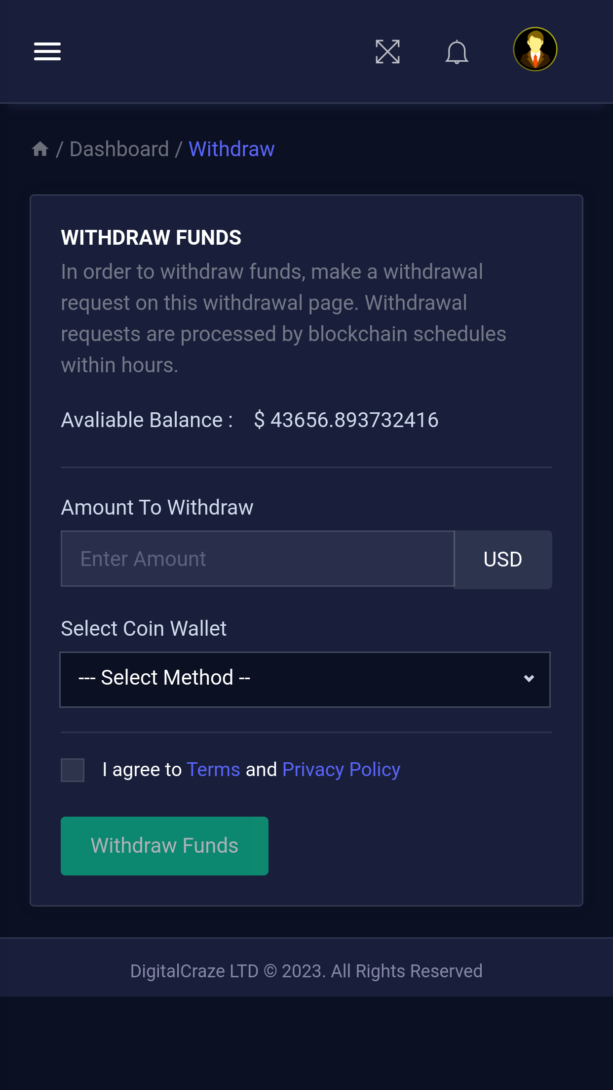 Withdraw