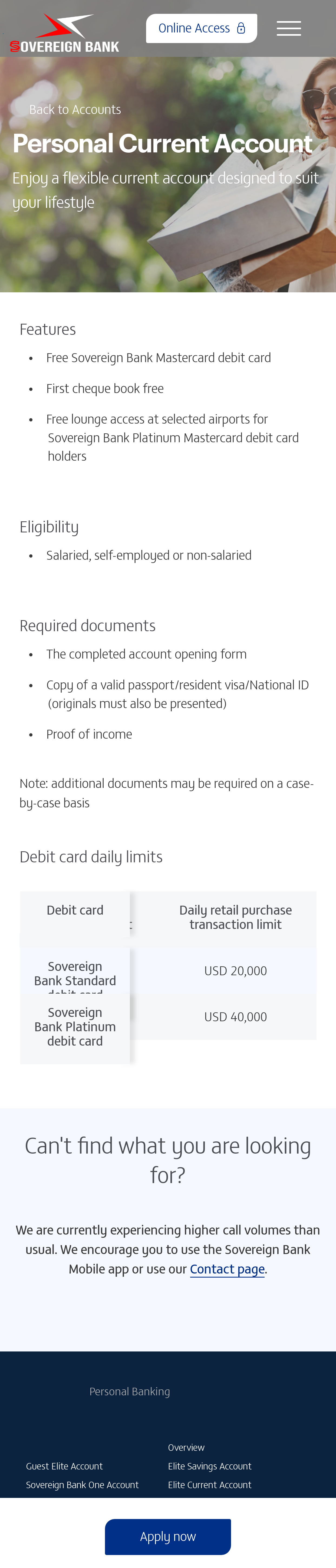 personal Current Account