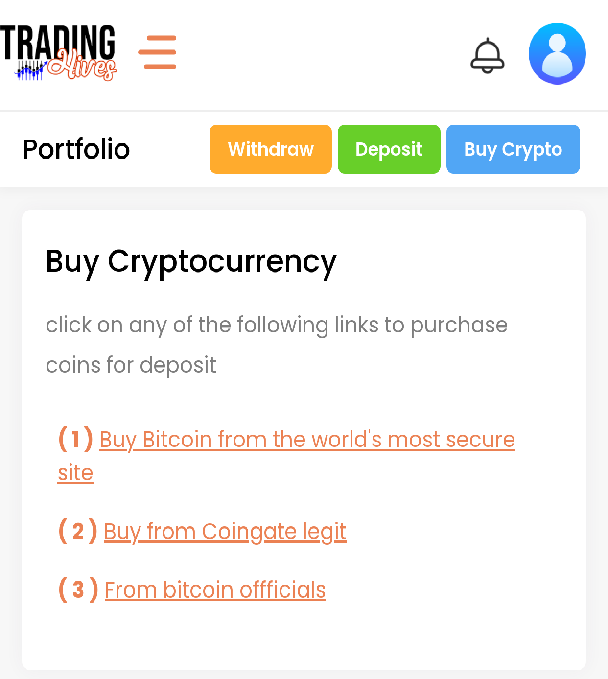 Buy Crypto 