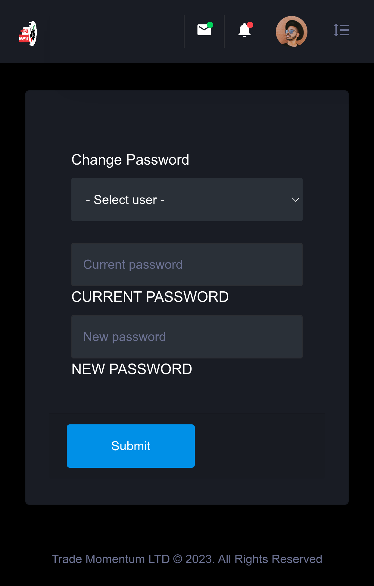 Change Password