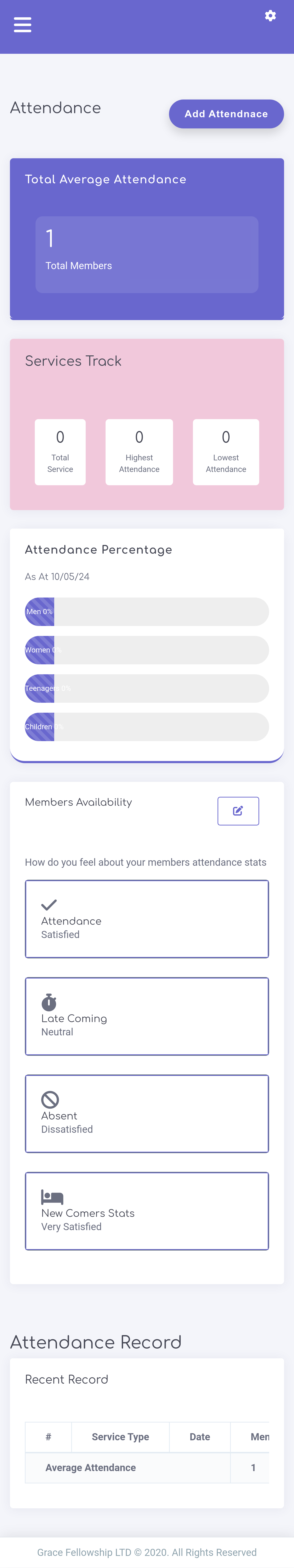 Track Attendance 