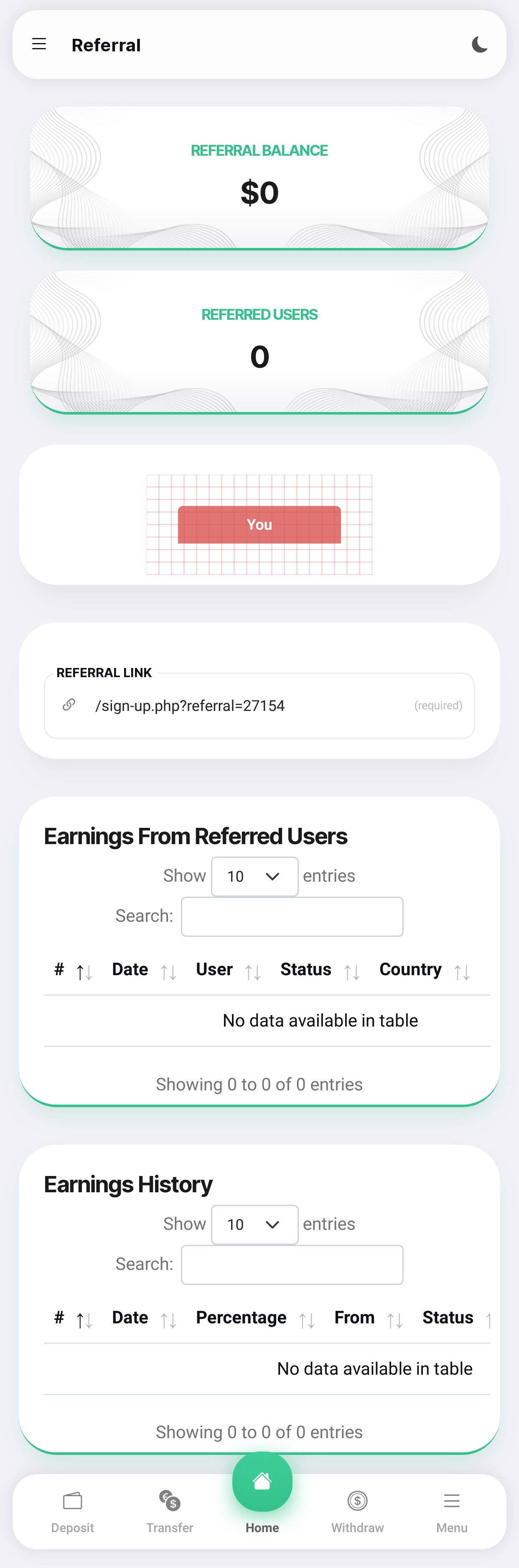 Referral System