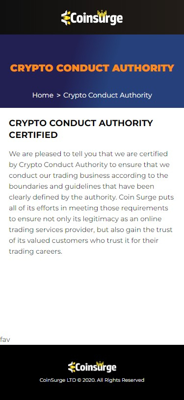 Crypto Conduct Authority 