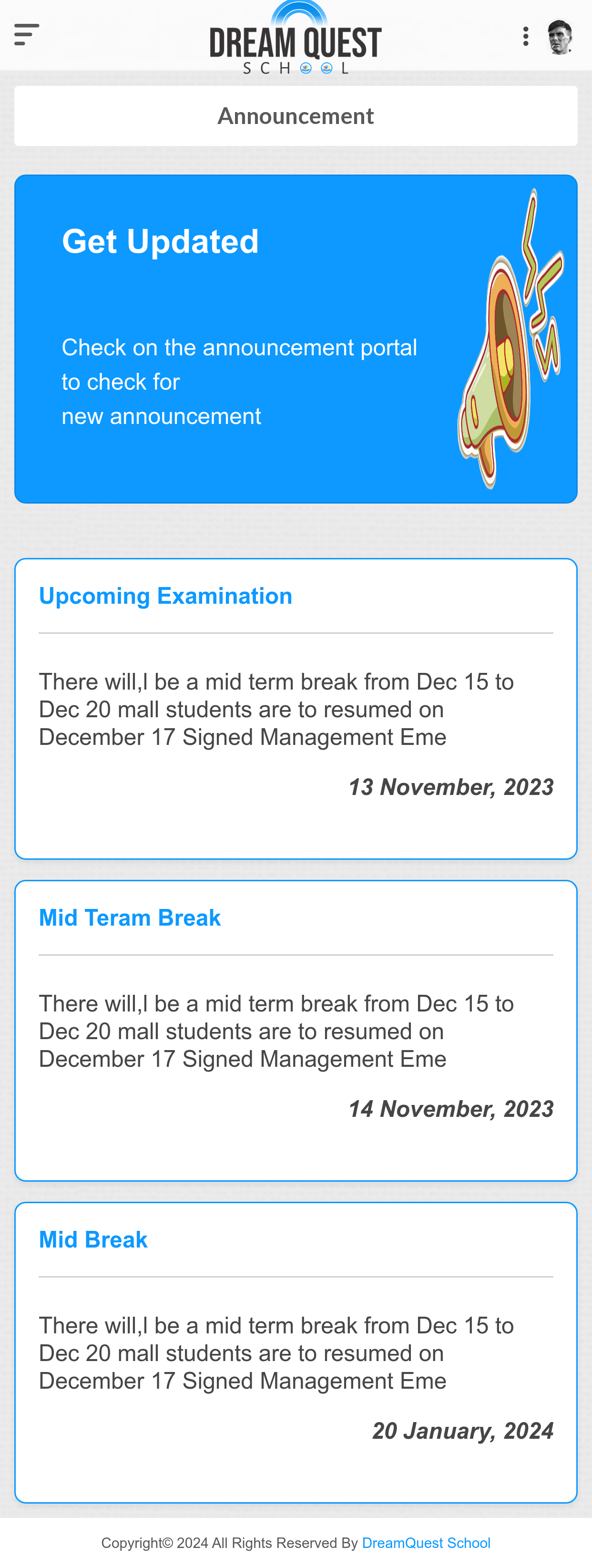 Staff-View Announcements   