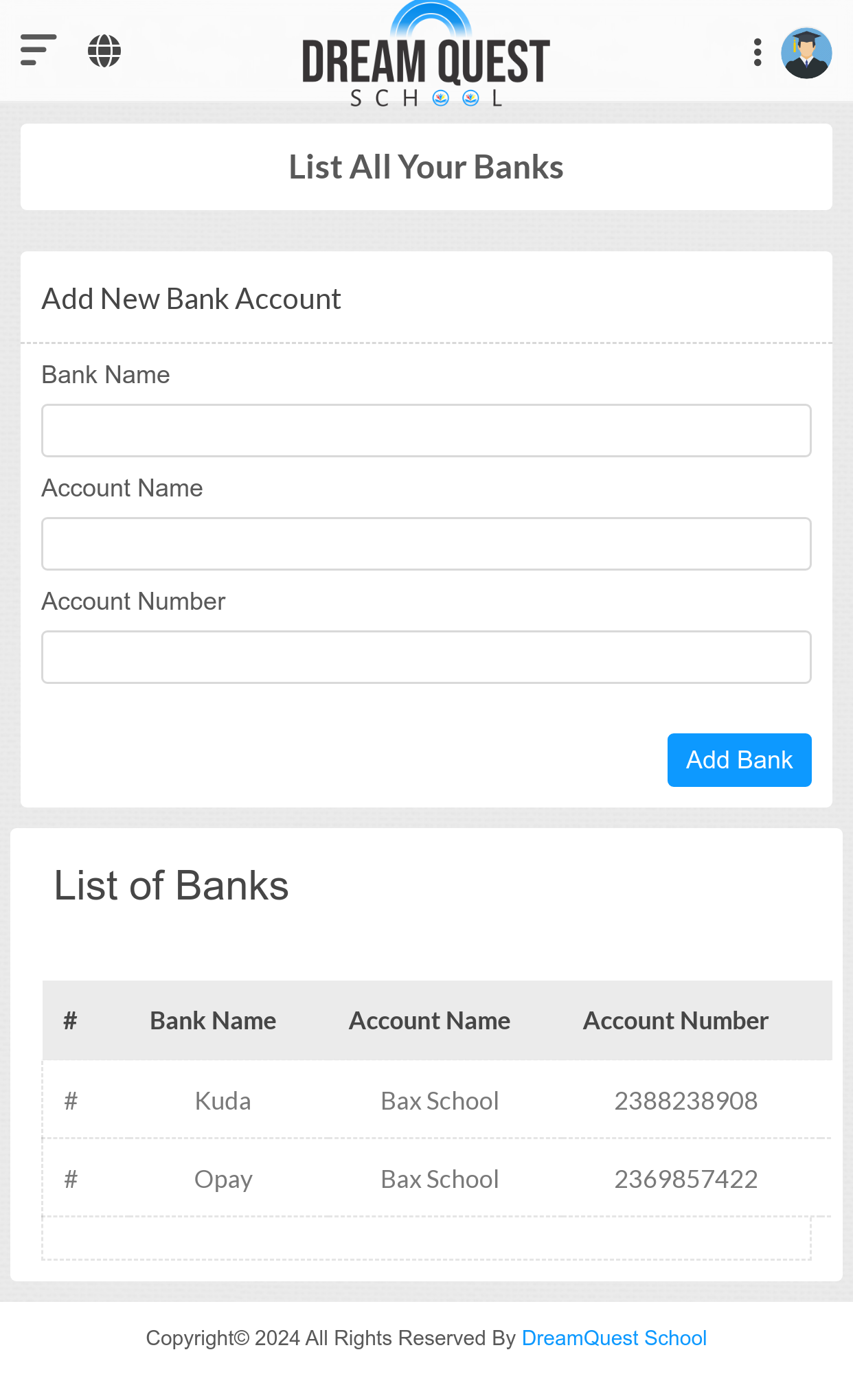 Management Bank 