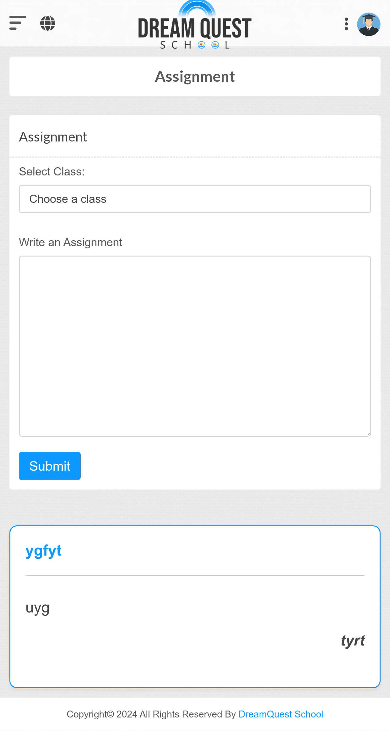 Assignment  