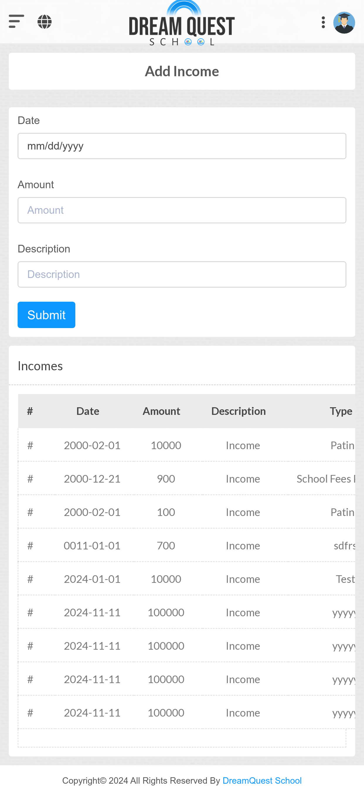 income 