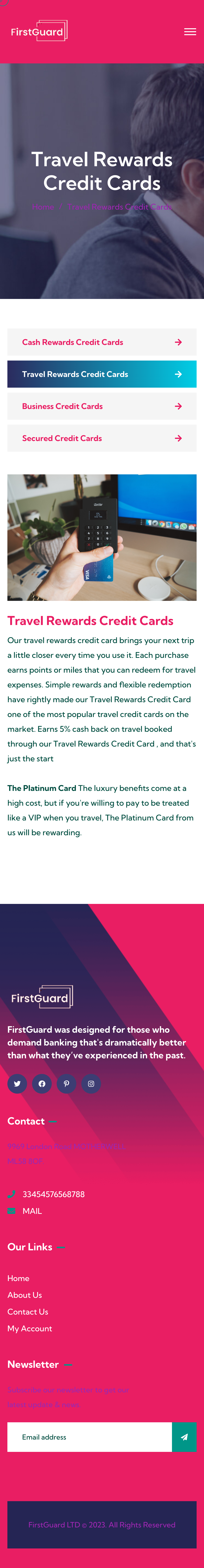 Travel Rewards Credit Card 