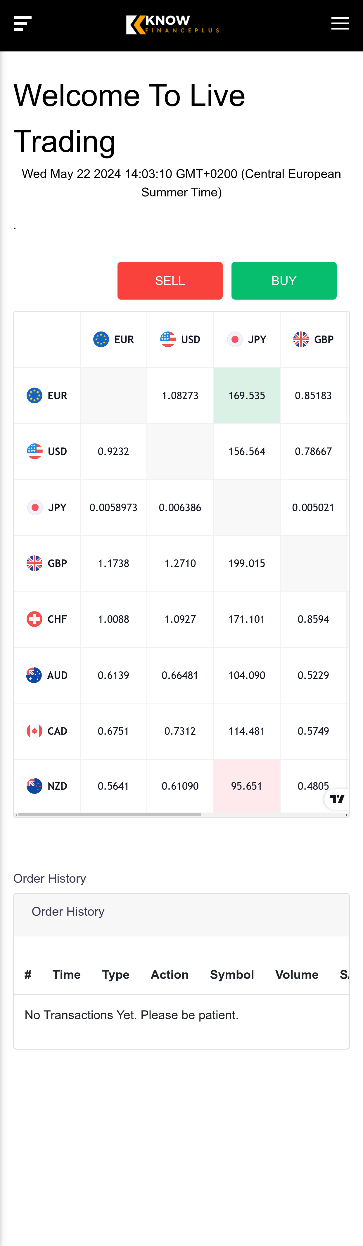 Live Trading 