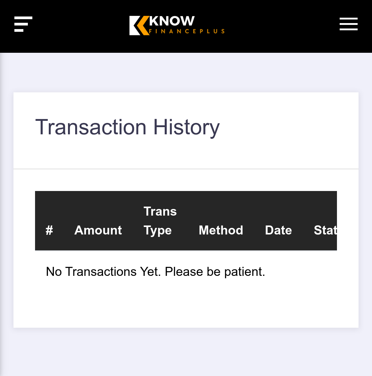 Transaction History 