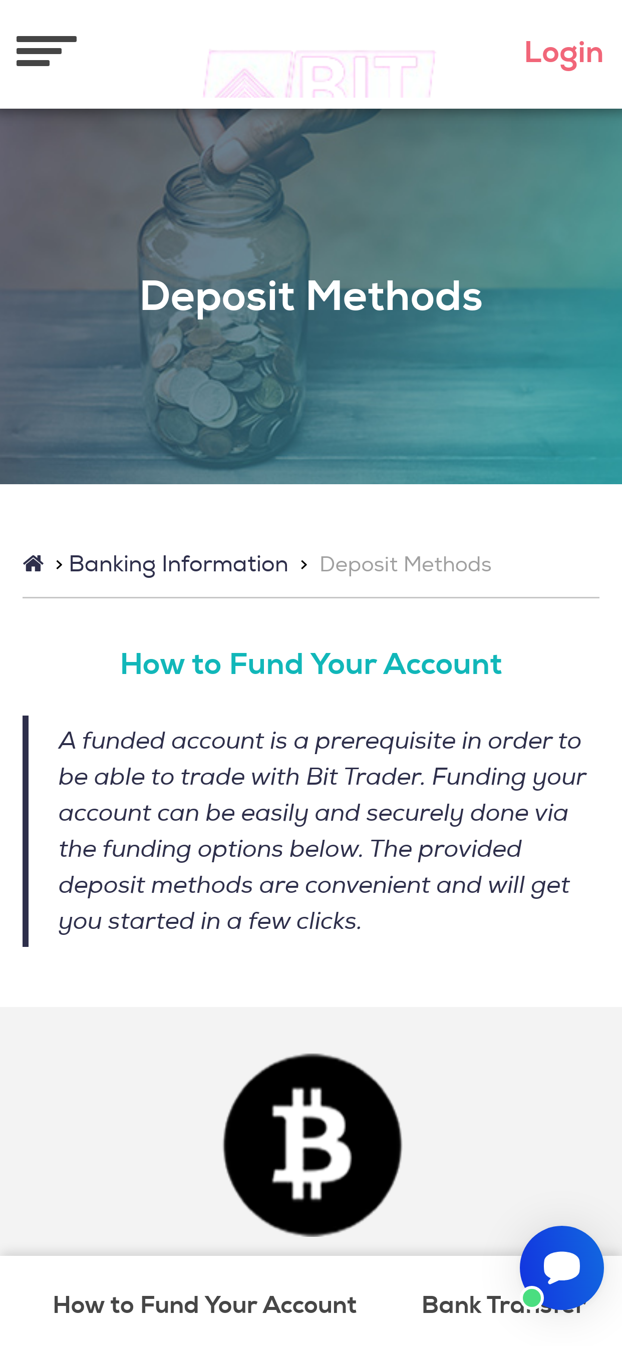 Deposit methods 