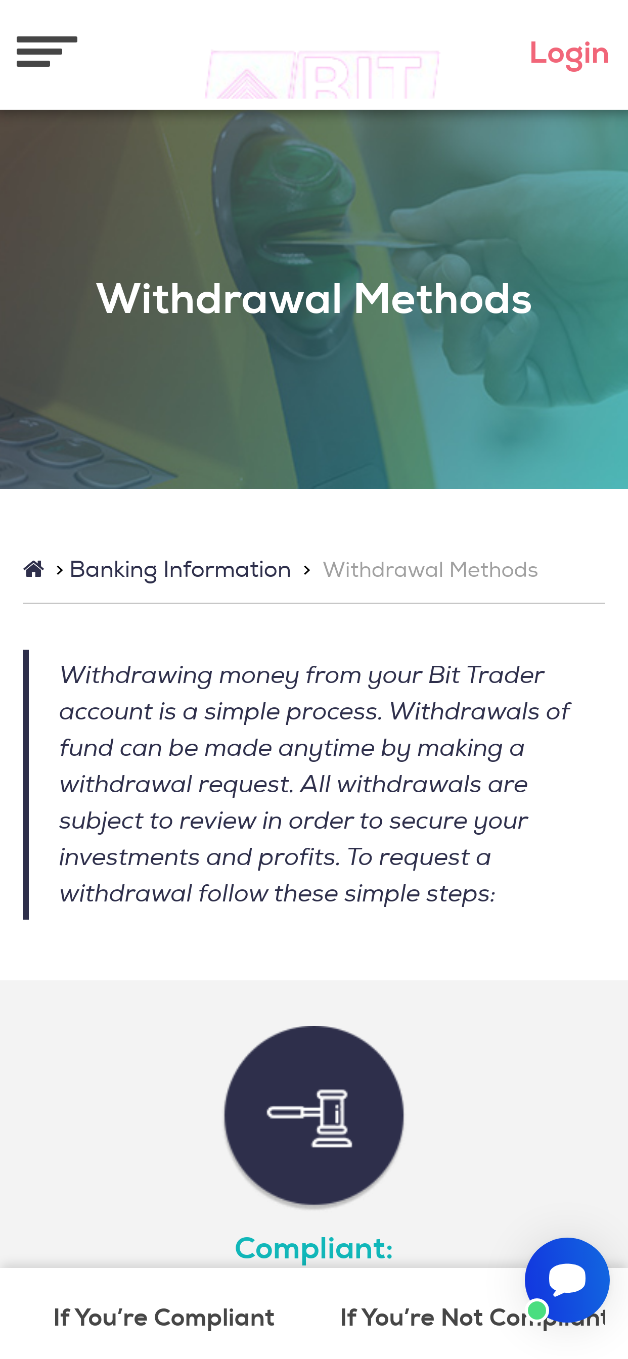 Withdrawal Methods 