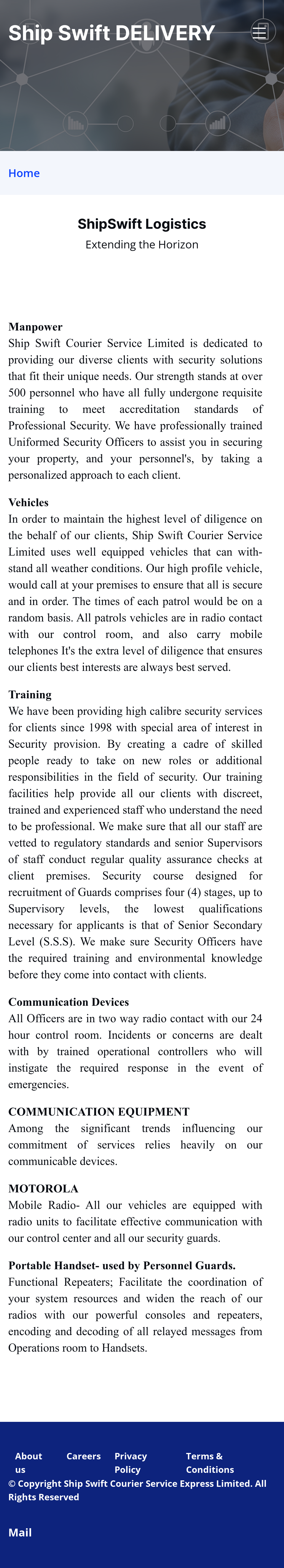 Security Logistics 