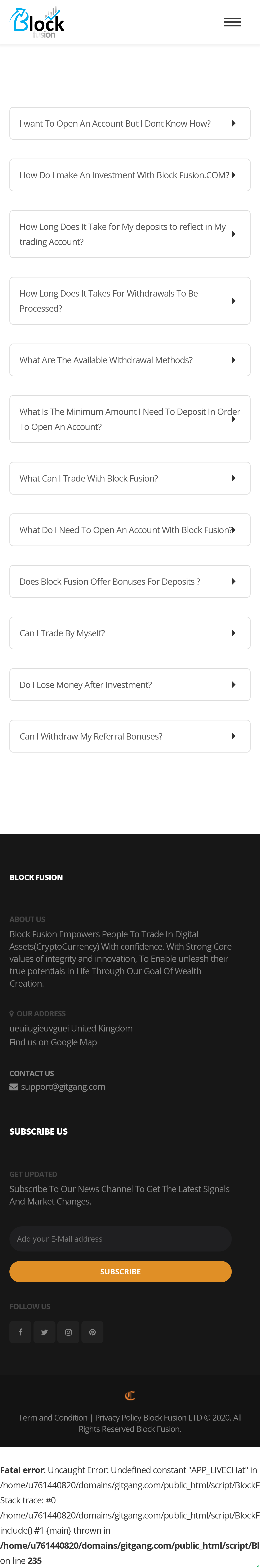 FAQs