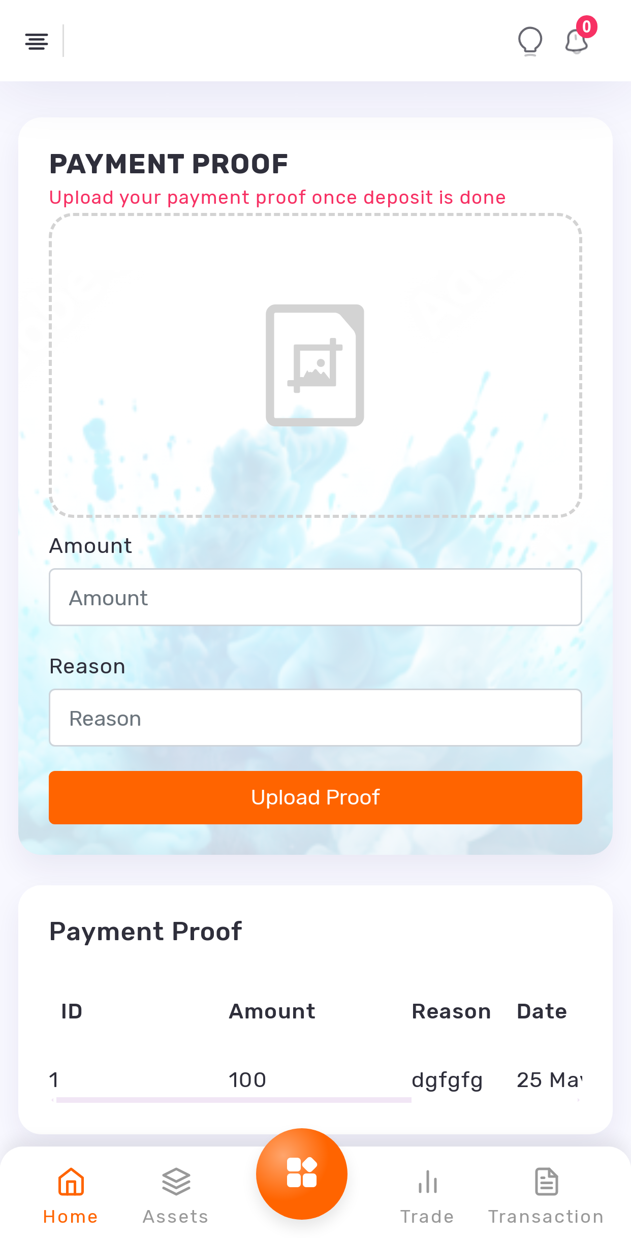 Payment Proof