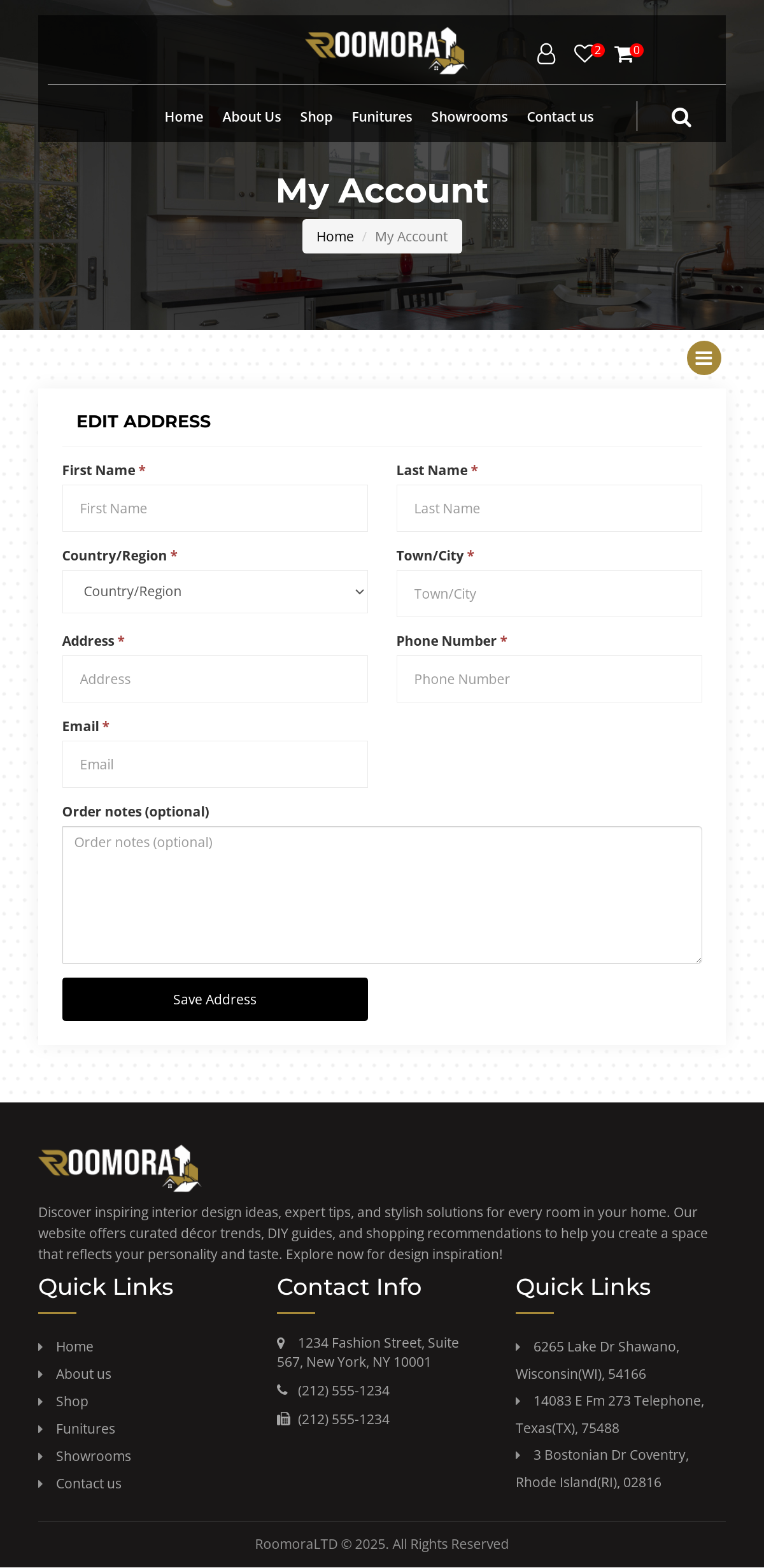 address