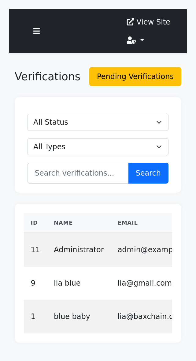 verifications