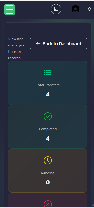 Transfer history